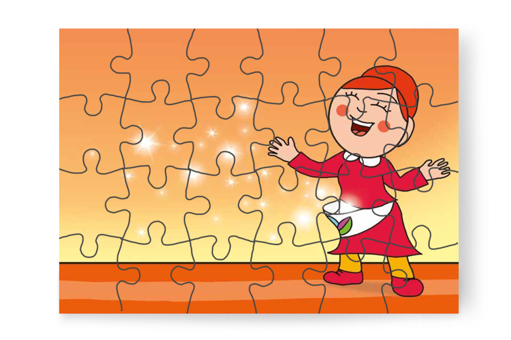 Óvónéni varázslattal hívja Foltit – Klára és az elveszett alvóka puzzle, 24 darab [TC31-20-P24]