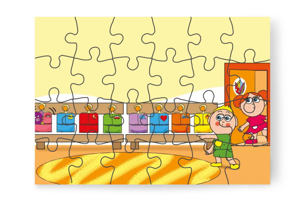 Folti előbújik Klára zsákjából – Klára és az elveszett alvóka puzzle, 24 darab [TC31-21-P24]