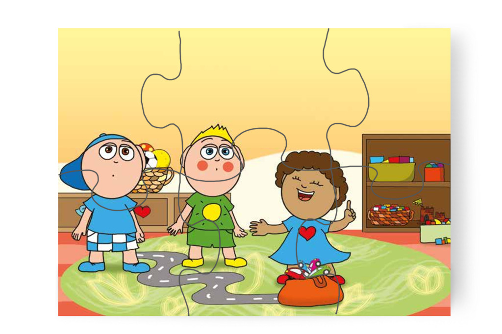 Dolly iskolásat szeretne játszani – Dolly iskolásat akar játszani puzzle, 6 darab [TC27-04-P06]