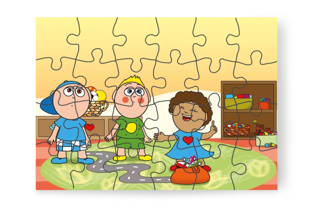 Dolly iskolásat szeretne játszani – Dolly iskolásat akar játszani puzzle, 24 darab [TC27-04-P24]