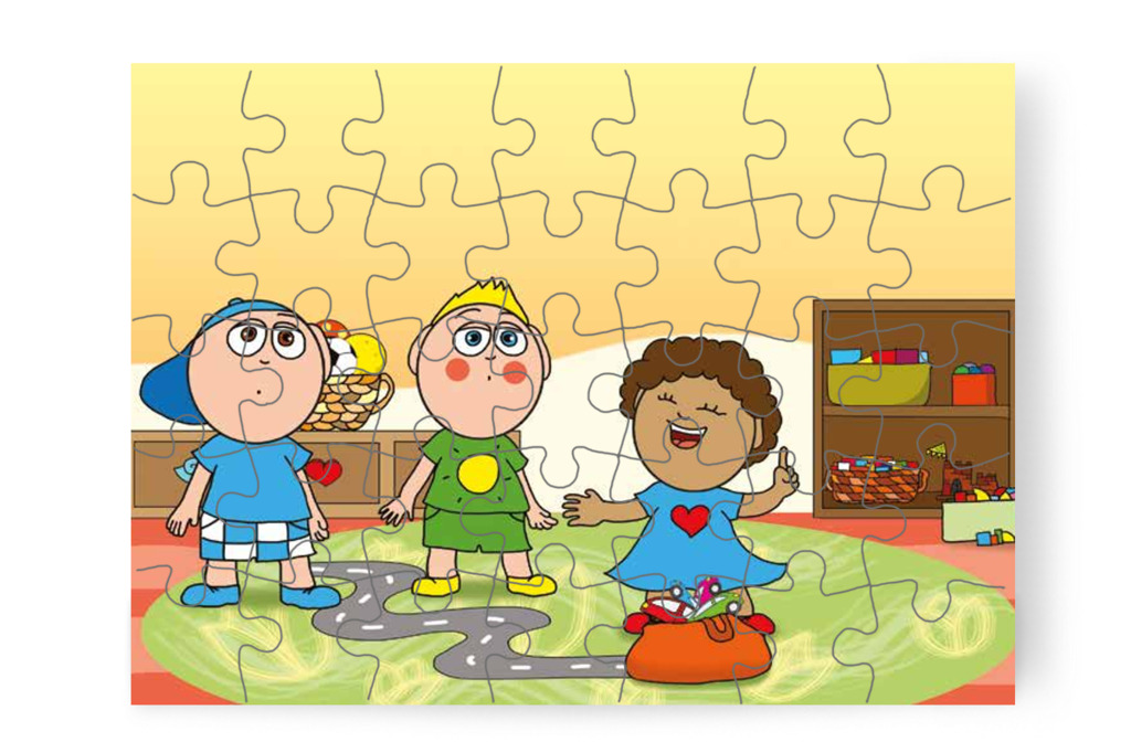 Dolly iskolásat szeretne játszani – Dolly iskolásat akar játszani puzzle, 35 darab [TC27-04-P35]