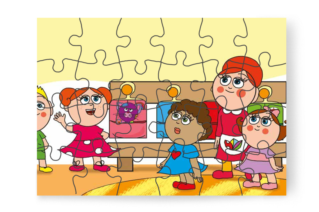 Klára megkérdezi, hogyan került oda – Klára és az elveszett alvóka puzzle, 24 darab [TC31-22-P24]