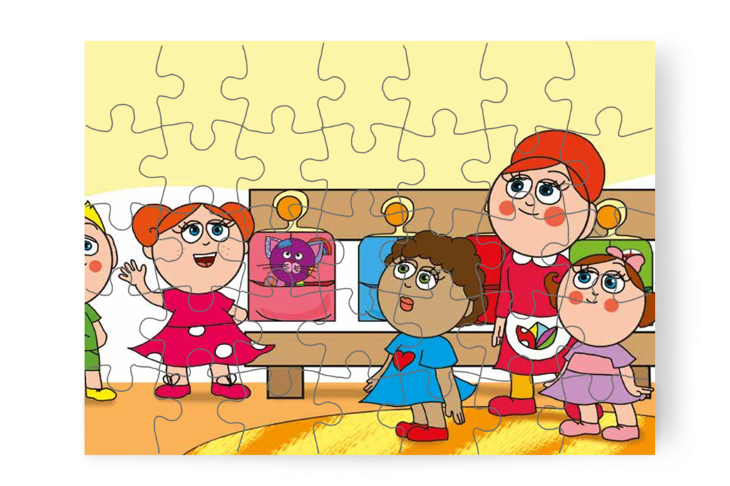 Klára megkérdezi, hogyan került oda – Klára és az elveszett alvóka puzzle, 35 darab [TC31-22-P35]