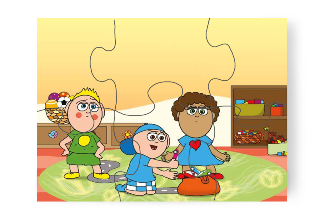 Márky visszaveszi az autókat – Dolly iskolásat akar játszani puzzle, 6 darab [TC27-05-P06]