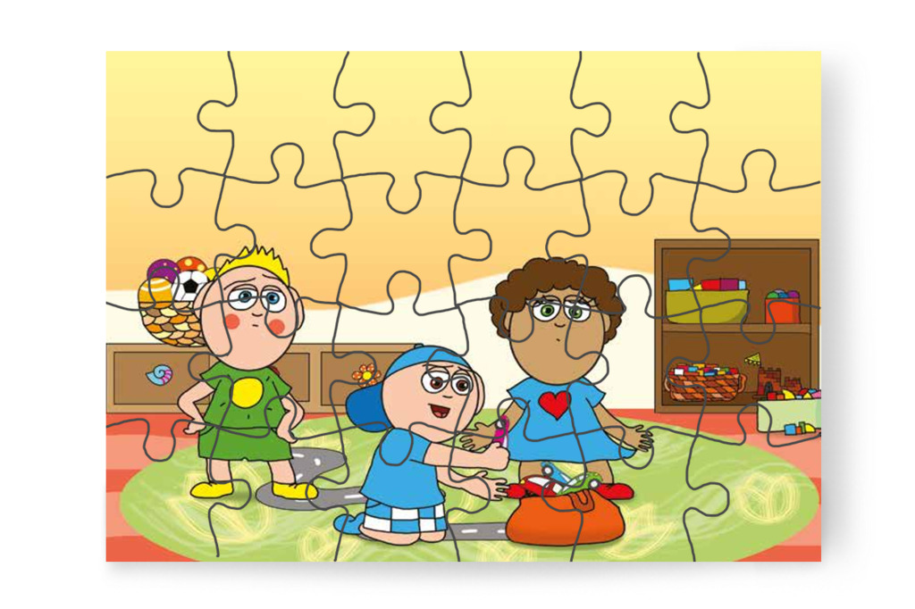 Márky visszaveszi az autókat – Dolly iskolásat akar játszani puzzle, 24 darab [TC27-05-P24]