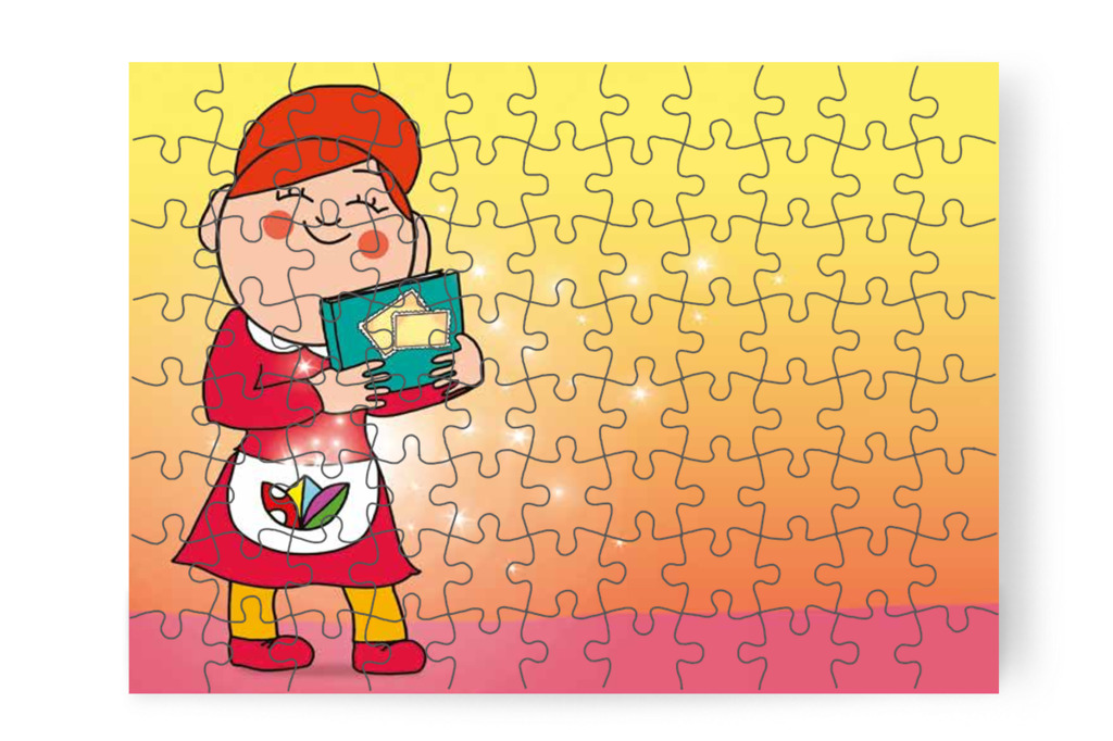 Óvónéni előveszi a fotóalbumot – 88 darabos karton puzzle | Tamás és a rosszalkodás
