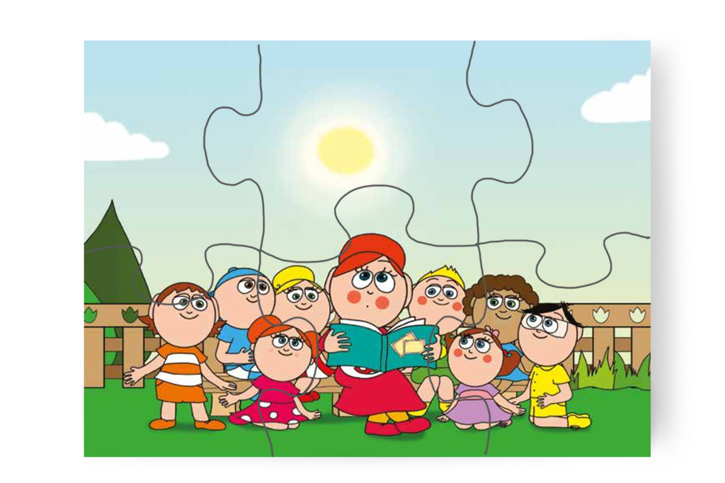 A fotóalbum új emléket ébreszt – 6 darabos karton puzzle | Tamás és a rosszalkodás