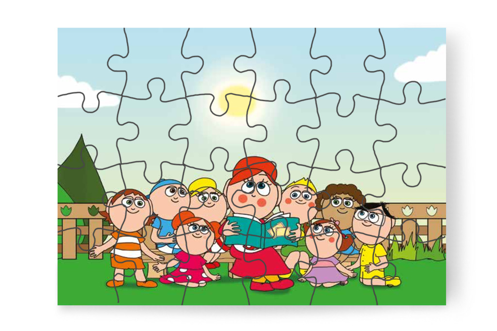 A fotóalbum új emléket ébreszt – 24 darabos karton puzzle | Tamás és a rosszalkodás