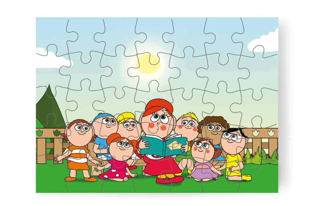 A fotóalbum új emléket ébreszt – 35 darabos karton puzzle | Tamás és a rosszalkodás