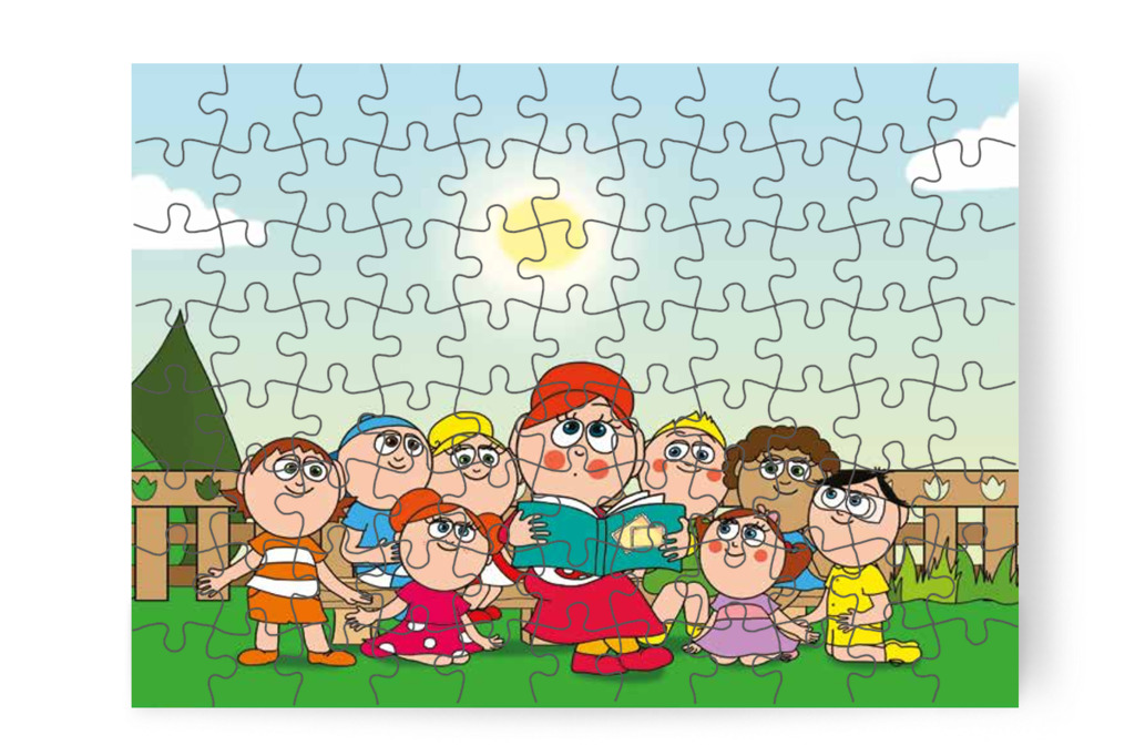A fotóalbum új emléket ébreszt – 88 darabos karton puzzle | Tamás és a rosszalkodás
