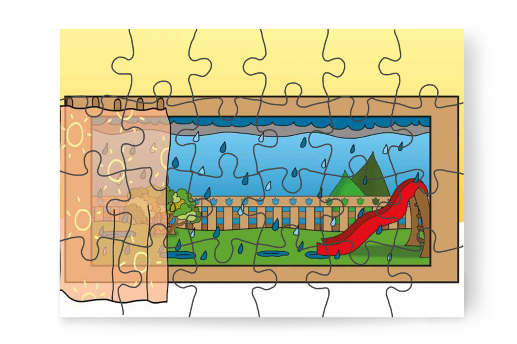 Esős nap az óvodában – Patrik és az irigység puzzle, 24 darab [TC34-01-P24]