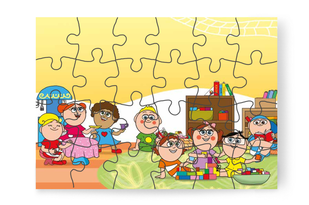 Mindenki játékot választ – Patrik és az irigység puzzle, 24 darab [TC34-02-P24]
