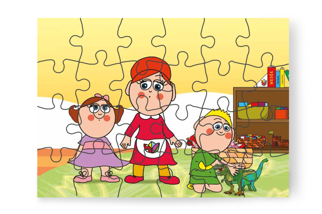 Patrik tovább játszik egyedül – Patrik és az irigység puzzle, 24 darab [TC34-05-P24]