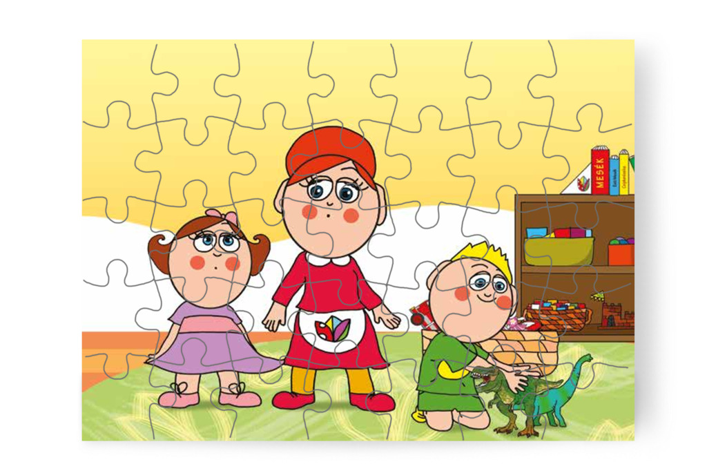 Patrik tovább játszik egyedül – Patrik és az irigység puzzle, 35 darab [TC34-05-P35]