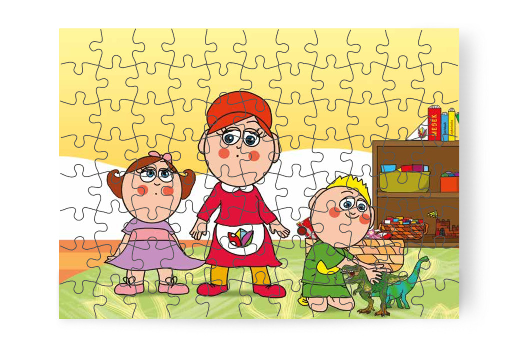 Patrik tovább játszik egyedül – Patrik és az irigység puzzle, 88 darab [TC34-05-P88]