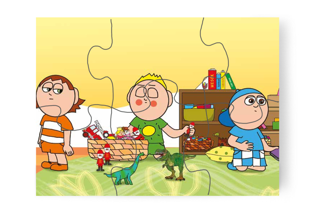 Patrik továbbra sem osztozik – Patrik és az irigység puzzle, 6 darab [TC34-10-P06]