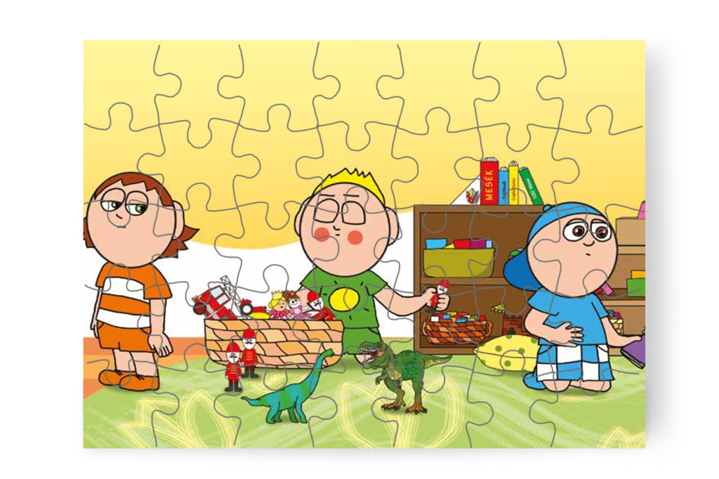 Patrik továbbra sem osztozik – Patrik és az irigység puzzle, 35 darab [TC34-10-P35]