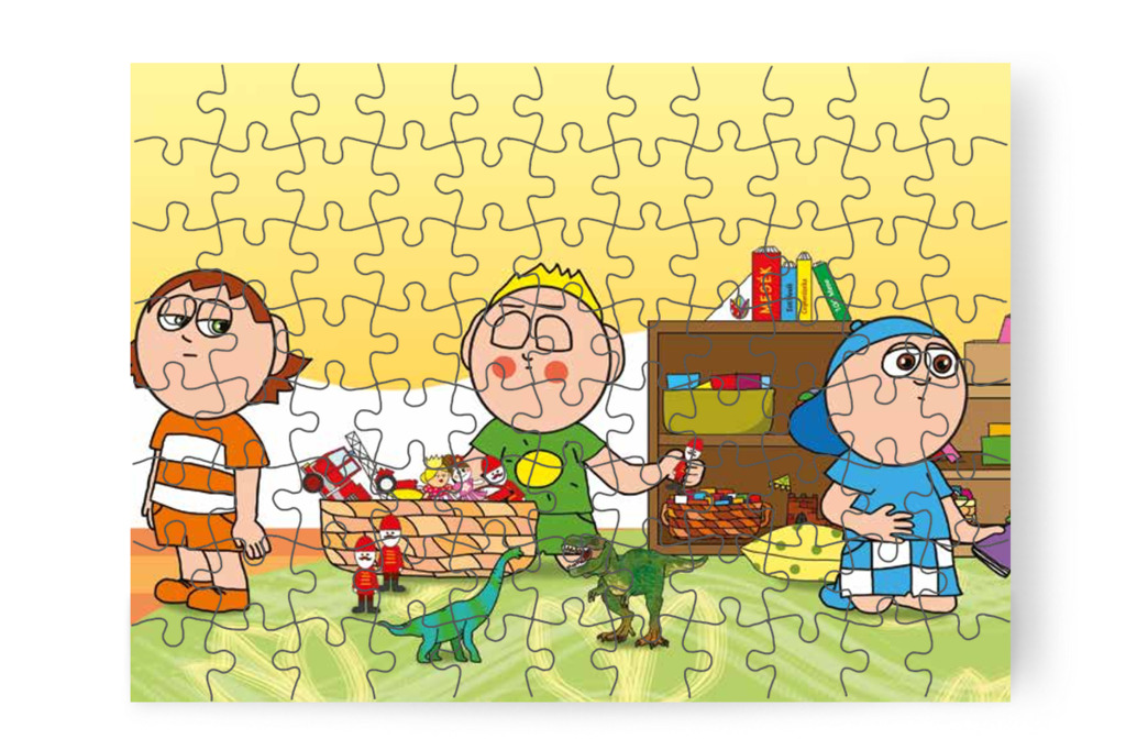 Patrik továbbra sem osztozik – Patrik és az irigység puzzle, 88 darab [TC34-10-P88]