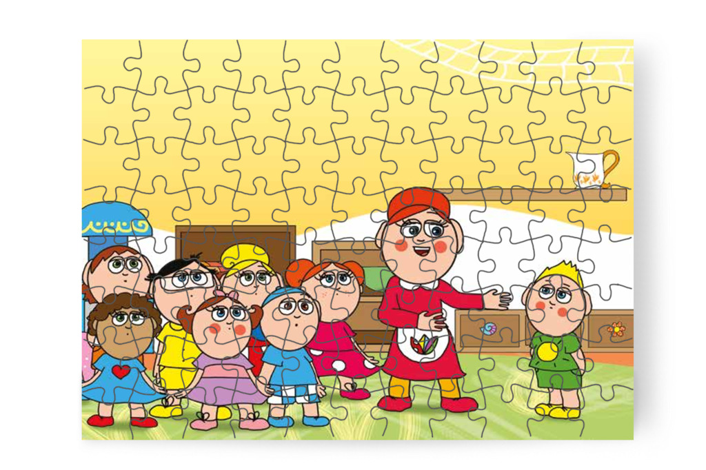 Óvónéni elmagyarázza a történteket – Patrik és az irigység puzzle, 88 darab [TC34-16-P88]