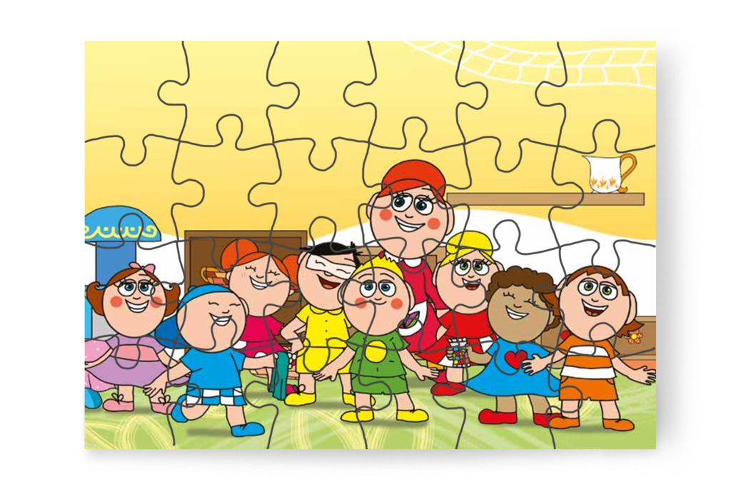 Márky sálat hoz a játékhoz – Patrik és az irigység puzzle, 24 darab [TC34-22-P24]