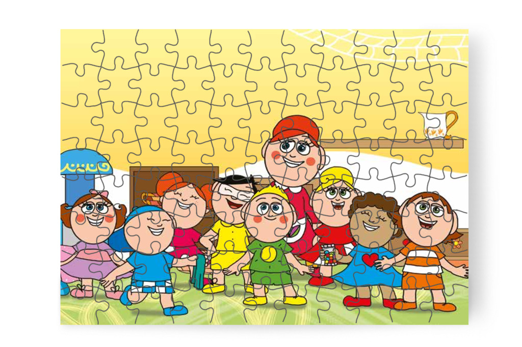 Márky sálat hoz a játékhoz – Patrik és az irigység puzzle, 88 darab [TC34-22-P88]
