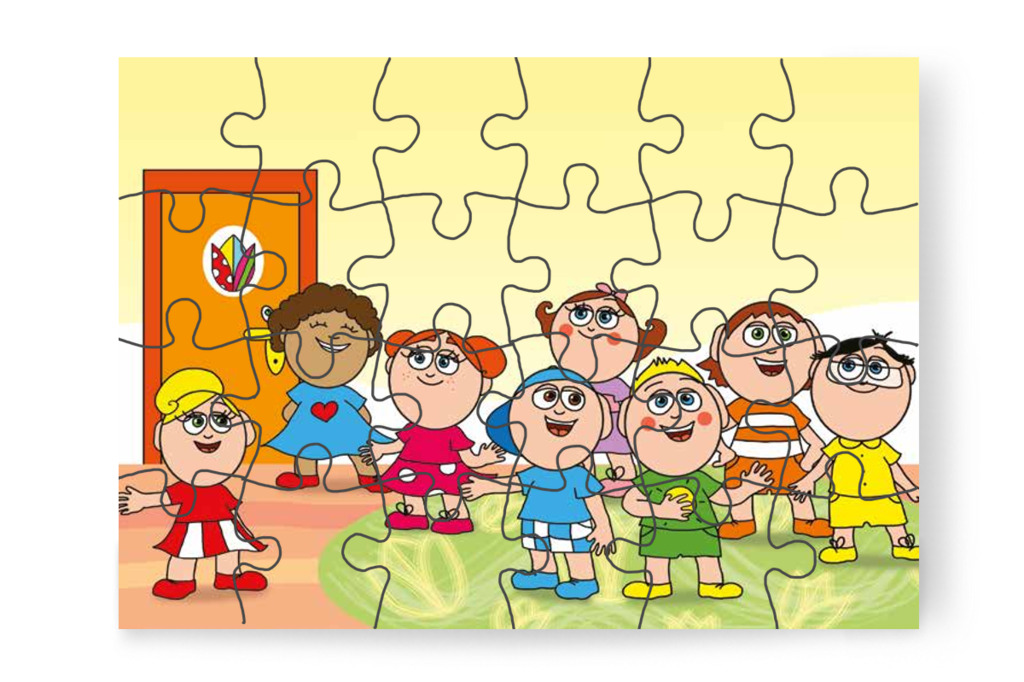 Gesztenyeszedésre indulnak – Márky és a gesztenyeszedés puzzle, 24 darab [TC35-01-P24]