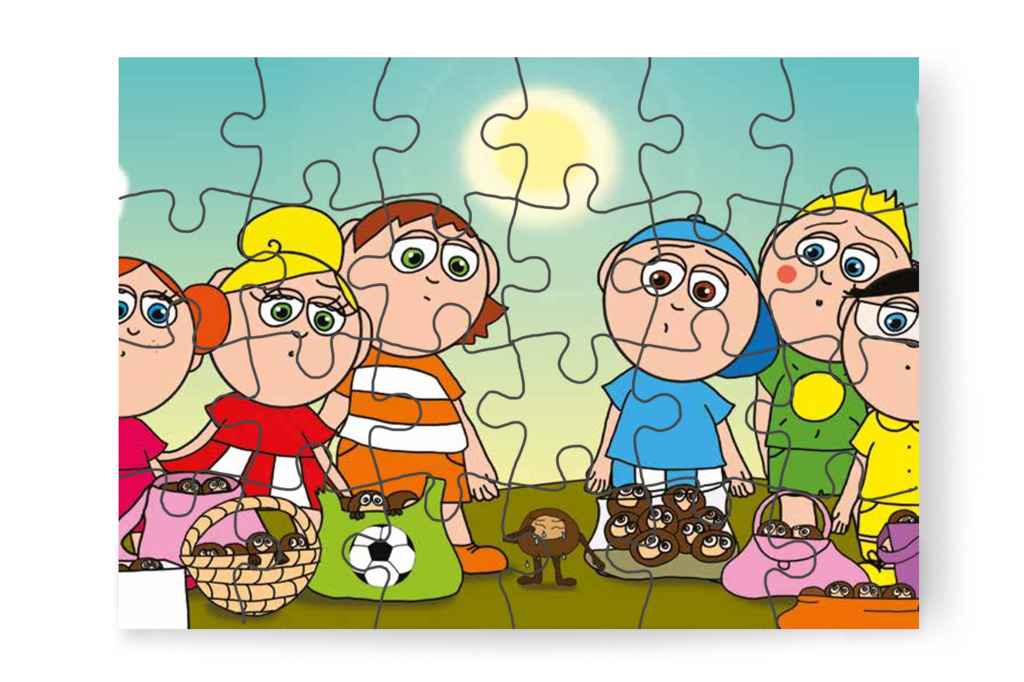 A gesztenye sírni kezd – Márky és a gesztenyeszedés puzzle, 24 darab [TC35-21-P24]