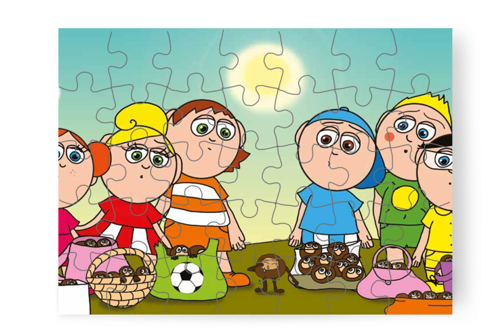 A gesztenye sírni kezd – Márky és a gesztenyeszedés puzzle, 35 darab [TC35-21-P35]