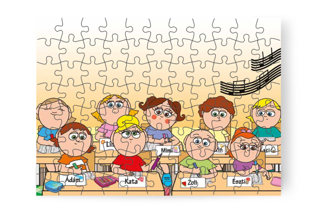 Kata rajzolni kezd – Kata első napja az iskolában puzzle, 88 darab [TC36-17-P88]