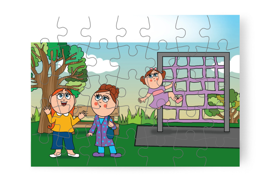 Natali megtudja, hogy Klára átkerült – Tulipán Csoport az 1.A osztályban puzzle, 35 darab [TC37-11-P35]