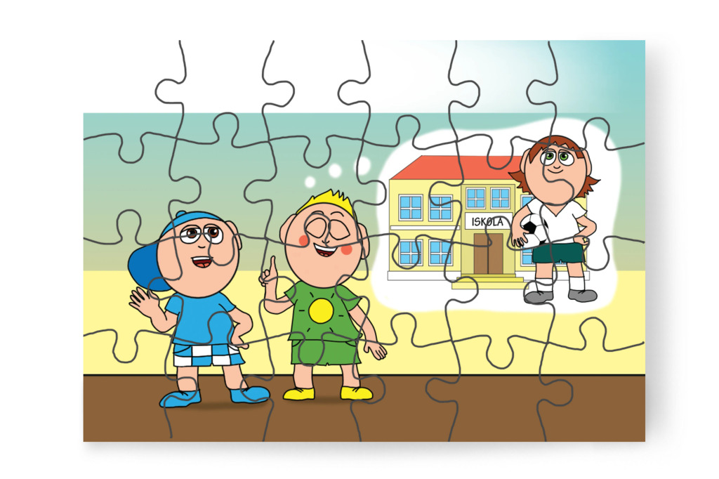 Ádám iskolájában van focicsapat – Tulipán Csoport az 1.A osztályban puzzle, 24 darab [TC37-17-P24]