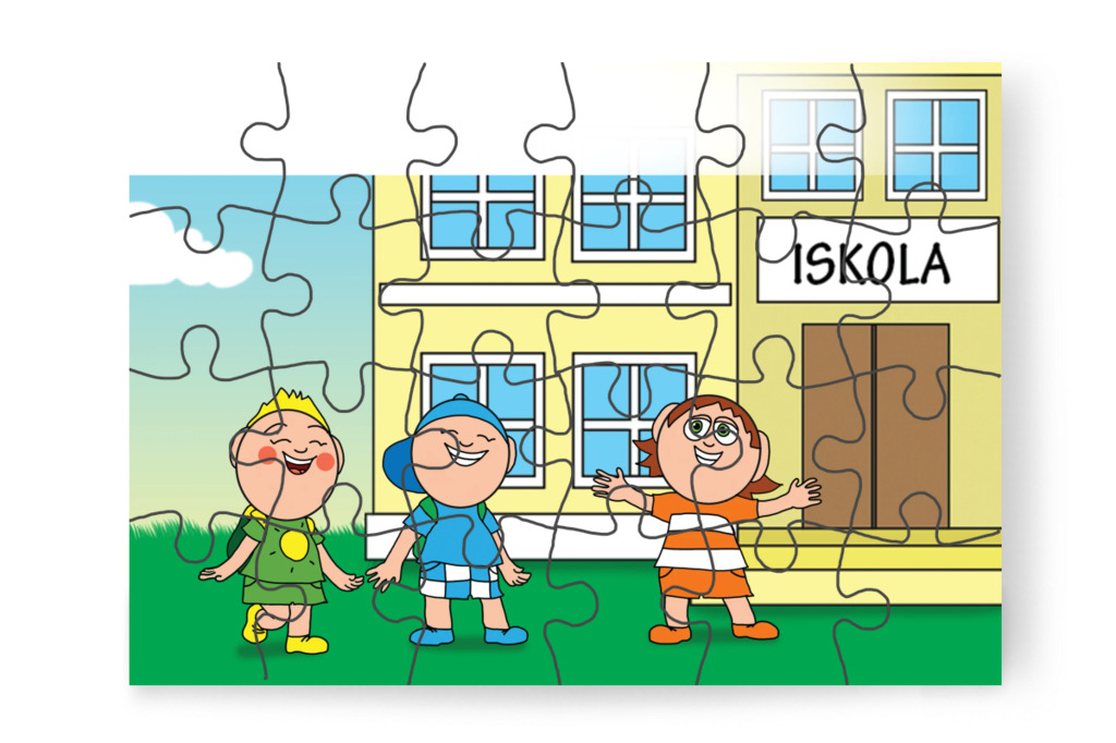 Patrik és Márky is az 1.A-ba kerülnek – Tulipán Csoport az 1.A osztályban puzzle, 24 darab [TC37-18-P24]
