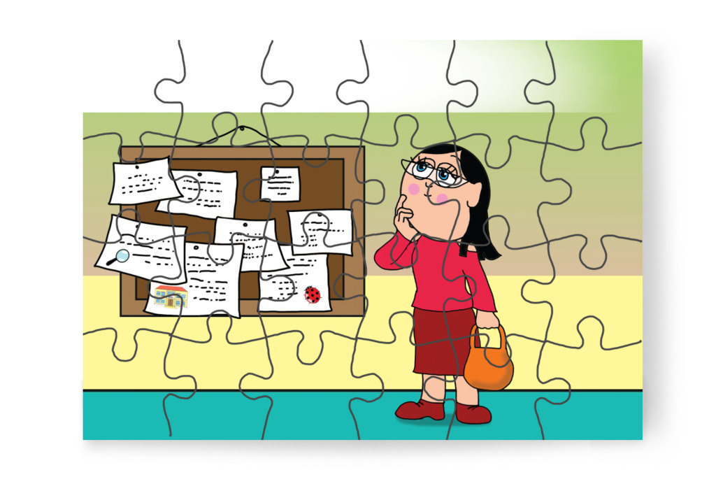 Tamás anyukája szakkört keres – Tulipán Csoport az 1.A osztályban puzzle, 24 darab [TC37-27-P24]