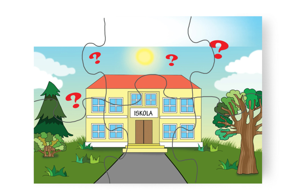 Tamást átíratják – melyik osztályba kerül? – Tulipán Csoport az 1.A osztályban puzzle, 6 darab [TC37-29-P06]