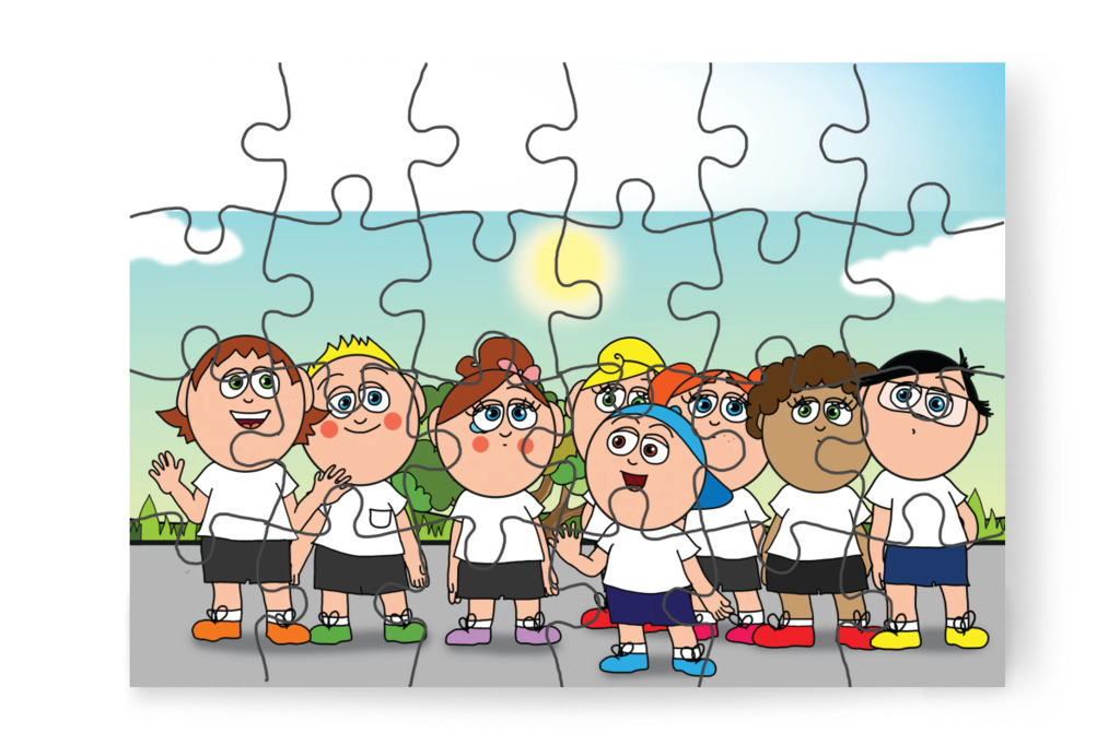 A gyerekek megoldást keresnek – Natali és a tolltartó puzzle, 24 darab [TC38-24-P24]