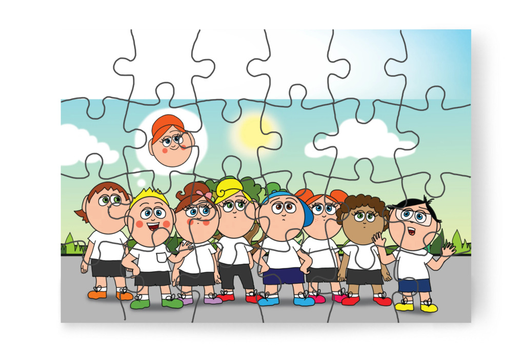 Mit tenne most Óvónéni? – Natali és a tolltartó puzzle, 24 darab [TC38-25-P24]