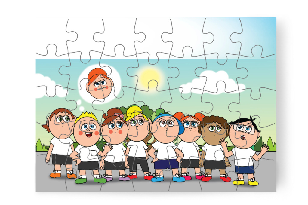 Mit tenne most Óvónéni? – Natali és a tolltartó puzzle, 35 darab [TC38-25-P35]