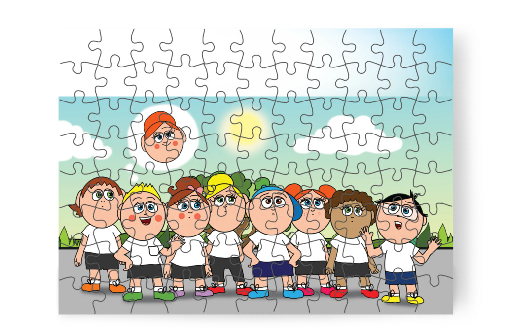 Mit tenne most Óvónéni? – Natali és a tolltartó puzzle, 88 darab [TC38-25-P88]