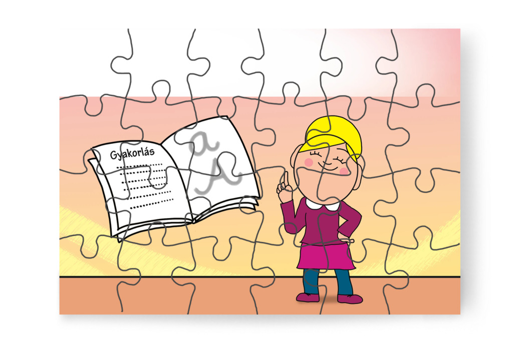 Nelli néni házi feladatot ad – Ádám és a házi feladat puzzle, 35 darab [TC39-01-P35]