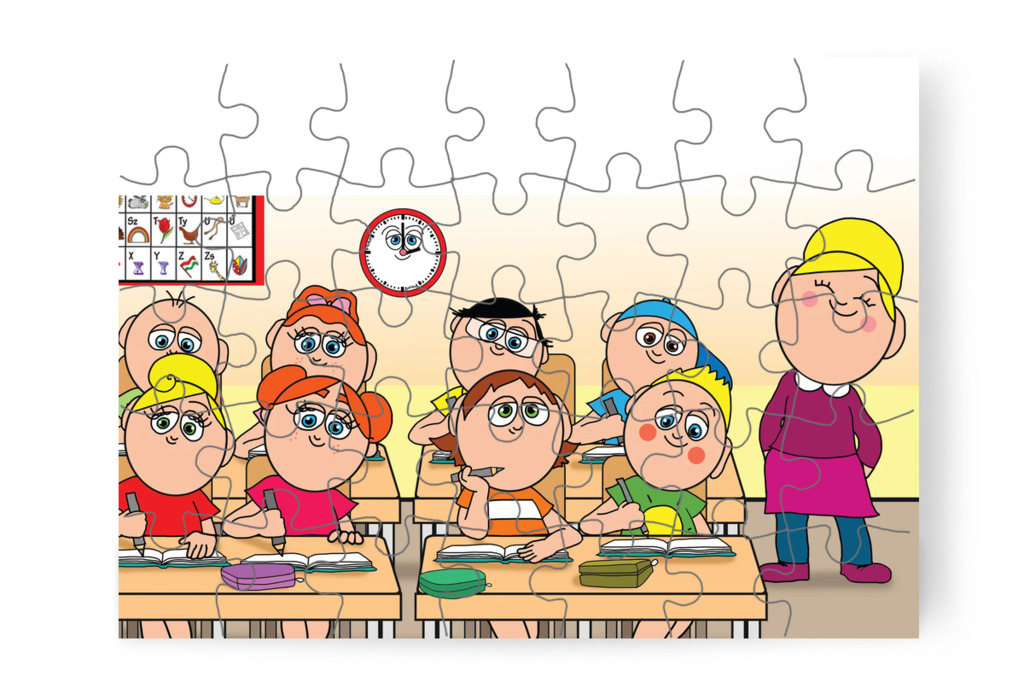 Ádám gondolatai elkalandoznak – Ádám és a házi feladat puzzle, 88 darab [TC39-04-P88]