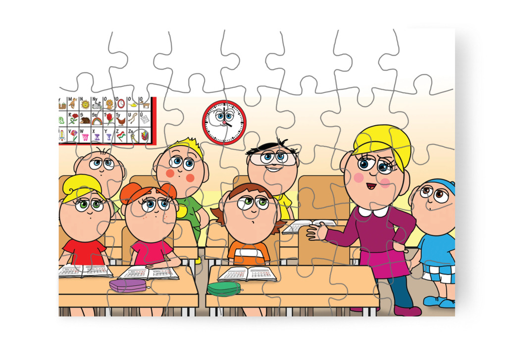A befejezetlen feladat hazakerül – Ádám és a házi feladat puzzle, 35 darab [TC39-08-P35]