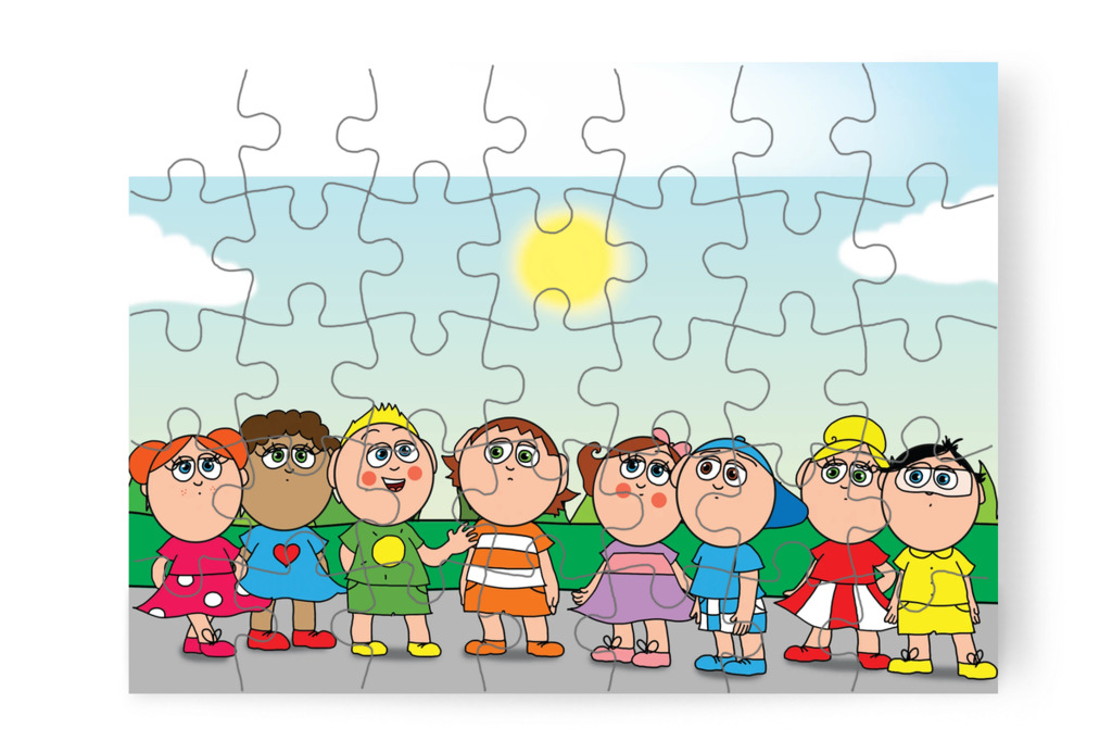A többiek megkérdezik, mi bántja – Ádám és a házi feladat puzzle, 35 darab [TC39-21-P35]