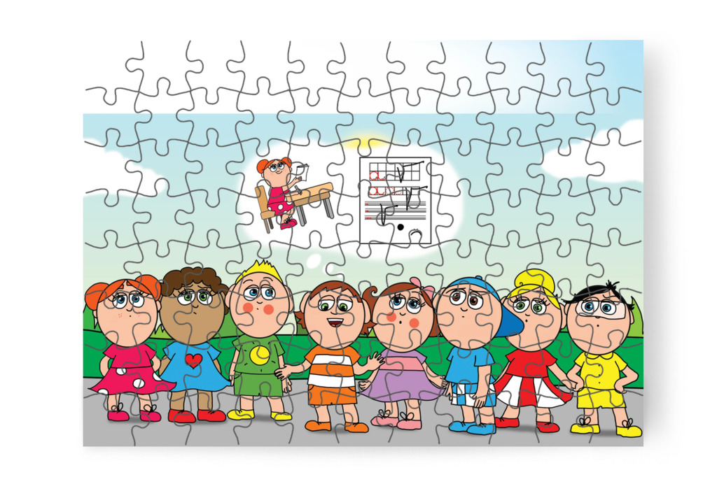 Ádám bevallja a csalást – Ádám és a házi feladat puzzle, 88 darab [TC39-22-P88]