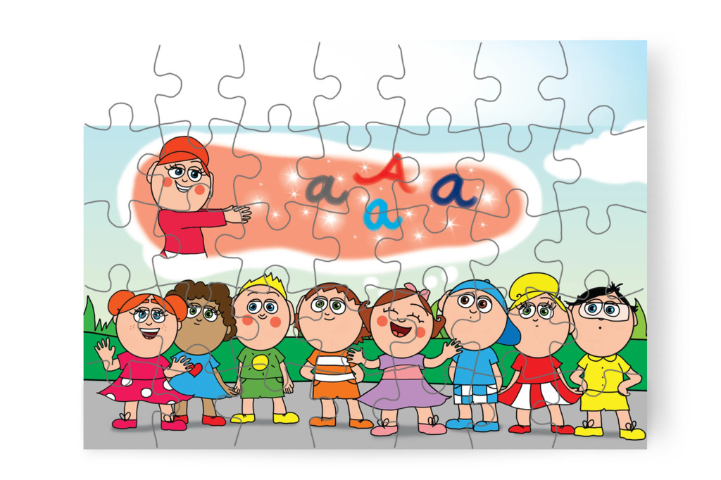 Klára segítséget javasol – Ádám és a házi feladat puzzle, 35 darab [TC39-25-P35]