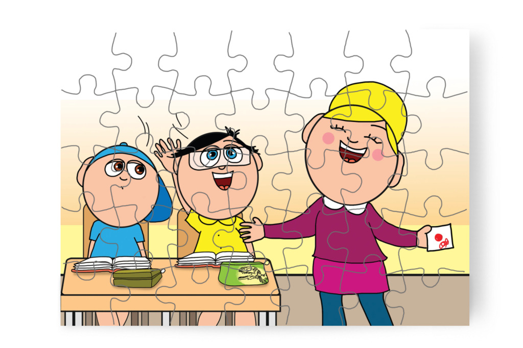Tamás mindig hamarabb jelentkezik – Márky és a fekete pont puzzle, 35 darab [TC40-08-P35]