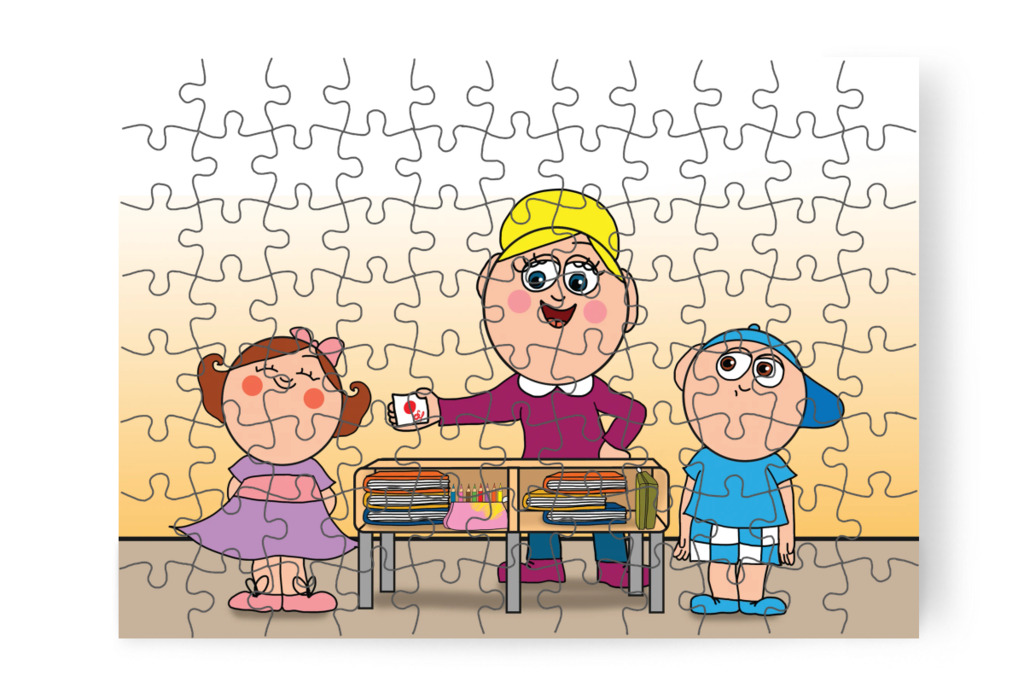 Natali rendesebb padot tart – Márky és a fekete pont puzzle, 88 darab [TC40-10-P88]