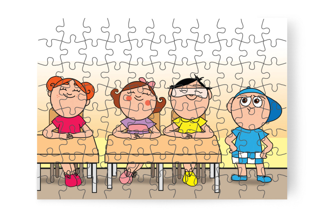 Márky elkeseredik és tervet sző – Márky és a fekete pont puzzle, 88 darab [TC40-11-P88]