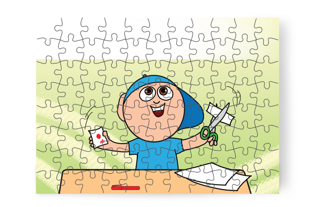 Márky még négy hamis pontot készít – Márky és a fekete pont puzzle, 88 darab [TC40-13-P88]