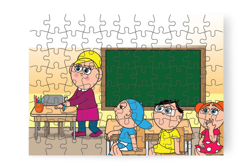 Nagy fekete pont kerül a naplóba – Márky és a fekete pont puzzle, 88 darab [TC40-16-P88]