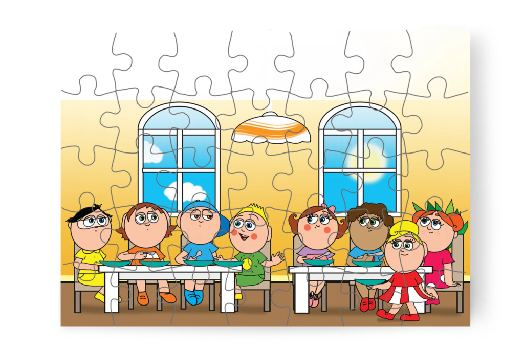 A többiek kérdőre vonják Márkyt – Márky és a fekete pont puzzle, 35 darab [TC40-18-P35]